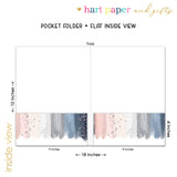 Pastel Abstract Personalized 2-Pocket Folder