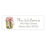 Pickle Return Address Labels • Self Adhesive Stickers