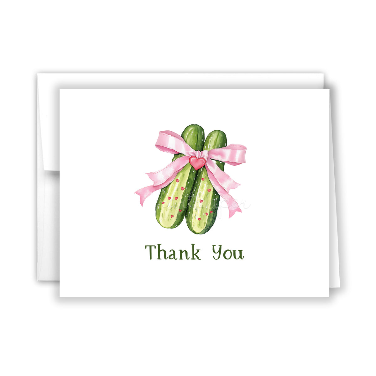 Pickles Thank You Cards Note Card Personalized Custom Stationery • Flat or Folded