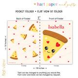Pizza Personalized 2-Pocket Folder
