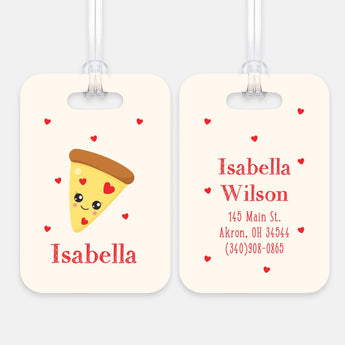 Pizza Luggage Bag Tag