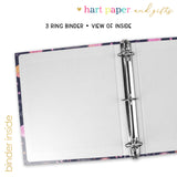 Solar System Planets Personalized 2" 3 Ring Binder