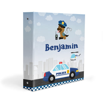 Police Personalized 2" 3 Ring Binder