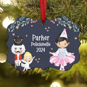 Polichinelle Mother Ginger Kid Poly Columbine Bon • Nutcracker Christmas Ornament Personalized Custom Holiday Decor Gift Boy Girl Ballerina Ballet