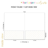 Polka Dots Personalized 2-Pocket Folder