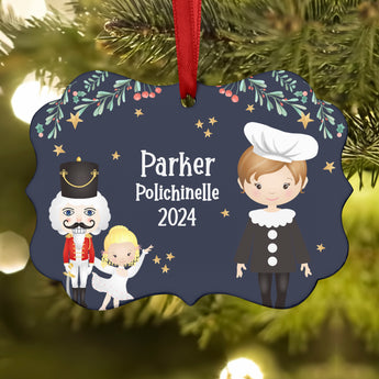 Polichinelle Mother Ginger Kid Poly Columbine Bon • Nutcracker Christmas Ornament Personalized Custom Holiday Decor Gift Boy Girl Ballerina Ballet