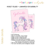Horse Personalized 2-Pocket Folder