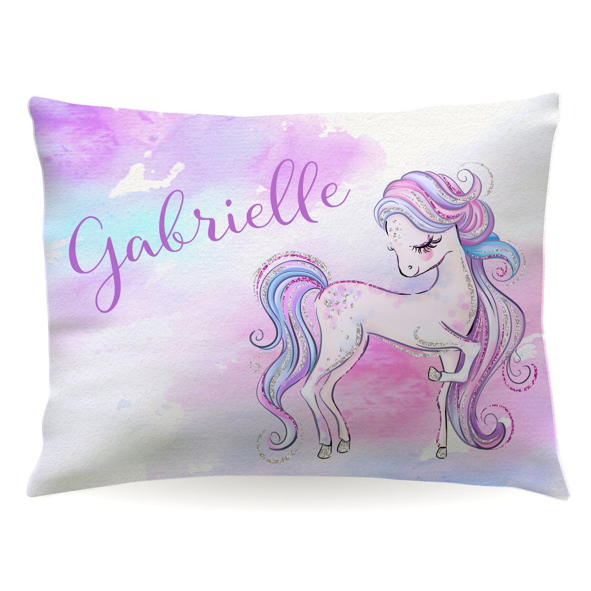 Pony Horse Personalized Custom Pillowcase • Standard or Toddler Size