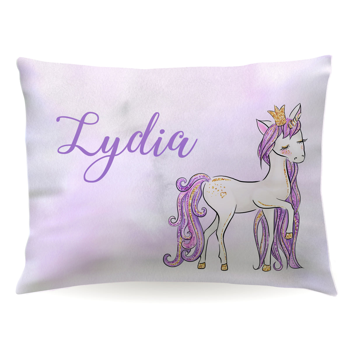 Unicorn Personalized Custom Pillowcase • Standard or Toddler Size