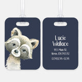 Raccoon Luggage Bag Tag