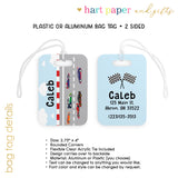 Race Cars Luggage Bag Tag