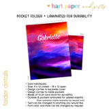 Rainbow Personalized 2-Pocket Folder