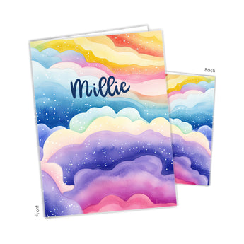 Rainbow Personalized 2-Pocket Folder