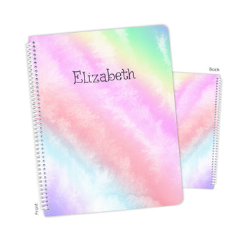 Rainbow Personalized Notebook or Sketchbook