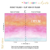 Rainbow Personalized 2-Pocket Folder