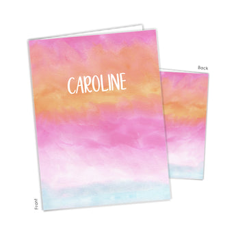 Rainbow Personalized 2-Pocket Folder