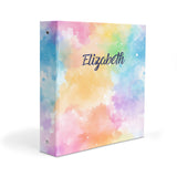 Rainbow Personalized 2" 3 Ring Binder