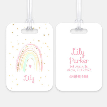 Rainbow Sky Luggage Bag Tag
