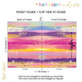 Rainbow Personalized 2-Pocket Folder