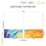 Rainbow Tie Dye Personalized 2-Pocket Folder