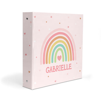 Rainbow Personalized 2" 3 Ring Binder