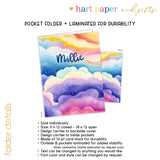 Rainbow Personalized 2-Pocket Folder