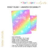 Rainbow Personalized 2-Pocket Folder