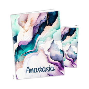 Rainbow Personalized 2-Pocket Folder