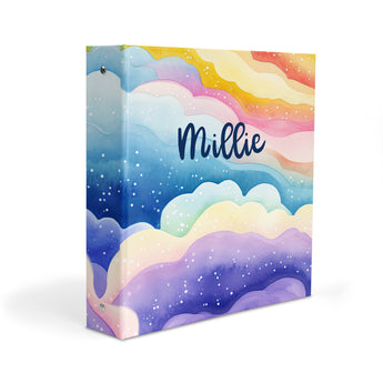 Rainbow Personalized 2" 3 Ring Binder