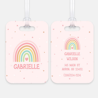 Rainbow Sky Luggage Bag Tag