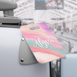 Rainbow Marble Luggage Bag Tag
