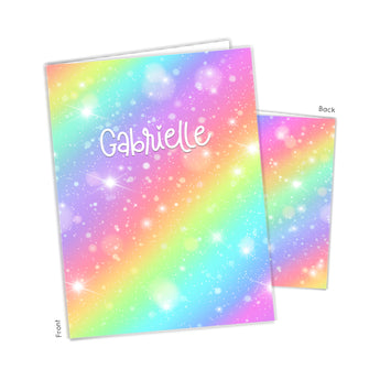 Rainbow Personalized 2-Pocket Folder