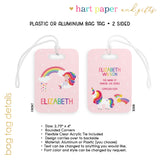Mermaid Unicorn Luggage Bag Tag