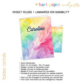 Rainbow Personalized 2-Pocket Folder