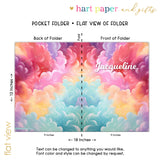 Rainbow Personalized 2-Pocket Folder