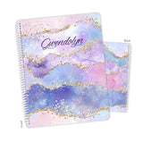 Rainbow Galaxy Stars Space Personalized Notebook or Sketchbook