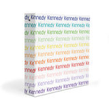 Rainbow Repeat Name Personalized 2" 3 Ring Binder