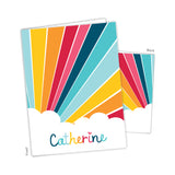 Rainbow Sky Personalized 2-Pocket Folder
