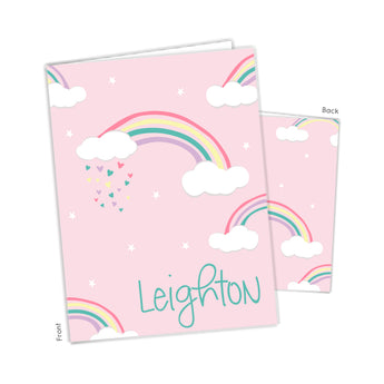 Rainbow Personalized 2-Pocket Folder