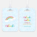 Rainbow Sky Luggage Bag Tag