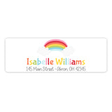 Rainbow II Return Address Labels • Self Adhesive Stickers