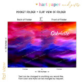 Rainbow Personalized 2-Pocket Folder