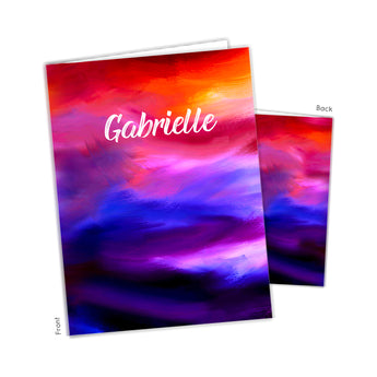 Rainbow Personalized 2-Pocket Folder