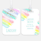 Rainbow Luggage Bag Tag