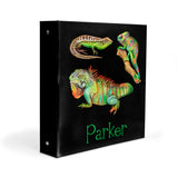 Lizards Iguana Personalized 2" 3 Ring Binder