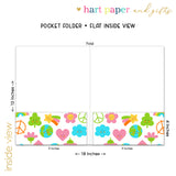 Retro Personalized 2-Pocket Folder