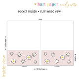 Retro Rainbow Personalized 2-Pocket Folder