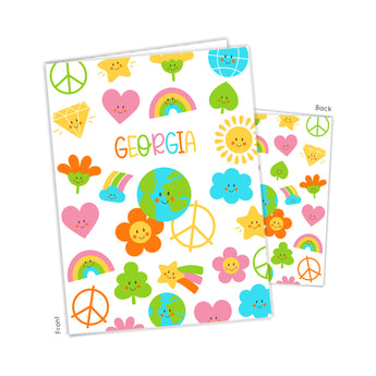 Retro Personalized 2-Pocket Folder
