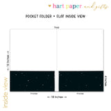 Rocket Ship Personalized 2-Pocket Folder