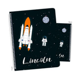 Rocket Ship Personalized Notebook or Sketchbook